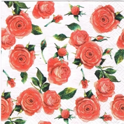 Serwetka do decoupage - 3416- róże
